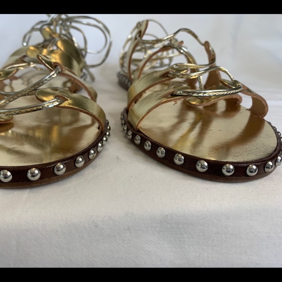 JCrew Studded Leather Gladiator Sandals - Picture 4 of 5